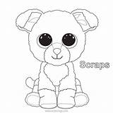 Beanie Boos Corky Xcolorings sketch template