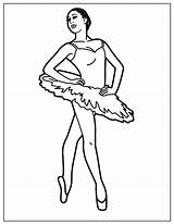 Coloring Pages Ballerina Kids Popular Coloringhome sketch template