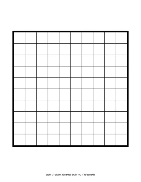 printable  square grid  numbers