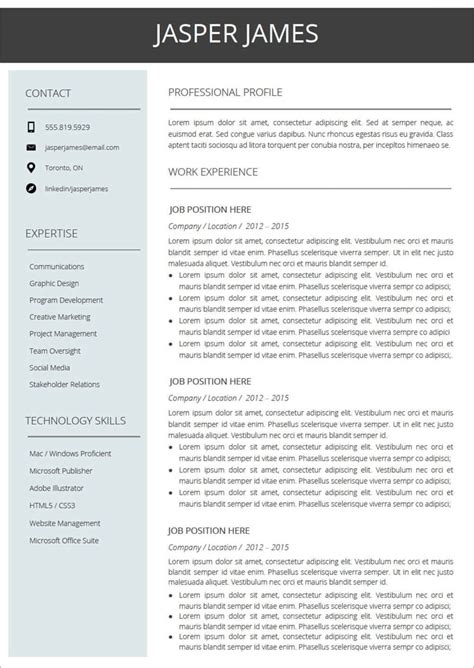 google docs cv templates