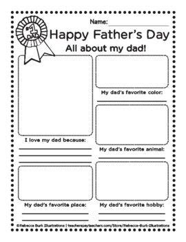 fathers day activity coloring page worksheets fathers day