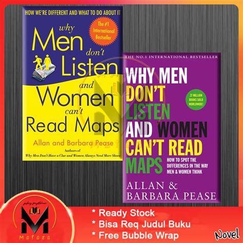 jual why men don t listen and women can t read maps by allan pease