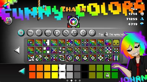 Epic Texture Pack Funny Colors Para Geometry Dash 2 1