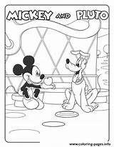 Mickey Mouse Coloring Clubhouse Pages Pluto Disney Print Sheets Printable C369 Gives Apple Kids Color Book Colour Dinokids Pdf Popular sketch template
