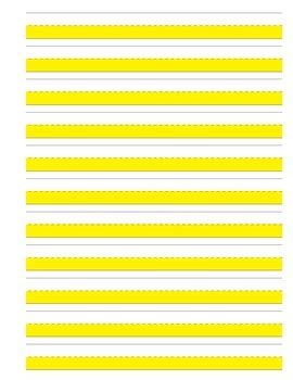 printable dotted lined paper template   mm  height choose