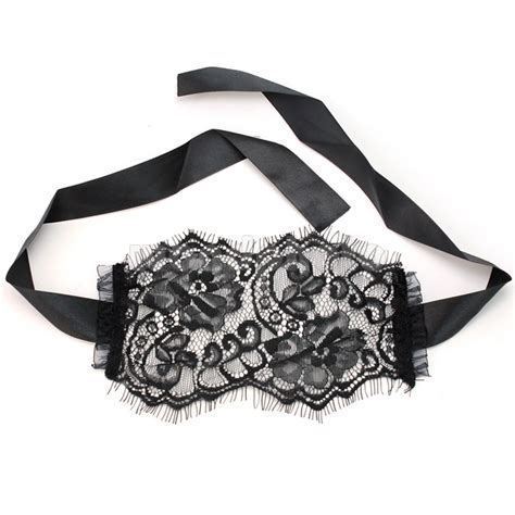 sexy lingerie black lace blindfold and handcuffs set on storenvy