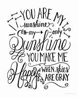 Sunshine Wall Printable Coloring Print Quotes Printables Prints Lettered Hand Aliceandlois Favorite Paper Create Pages Letras Tattoo Bydawnnicole Color Designs sketch template