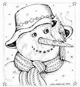 Coloring Pages Snowman Christmas Patterns Country Pyrography Snowmen Stamps Choose Board Painting Cardinal Drawing Colors sketch template