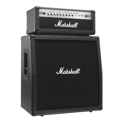 marshall mghcfx amp head cabinet  stack bundle  gearmusiccom