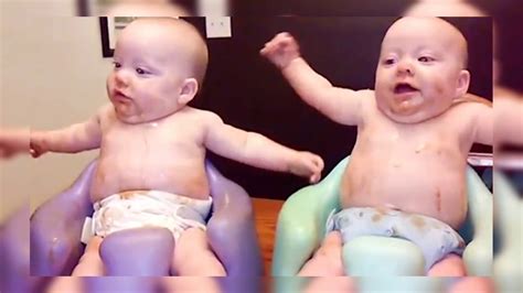 funny twin babies lheanns tv youtube