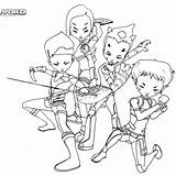 Lyoko Lineart sketch template