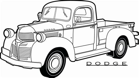 coloring pages cars trucks lovely  chevy trucks coloring pages