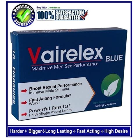 10 Vairelex Sex Capsules Pills For Men Stronger Harderandlong Lasting On
