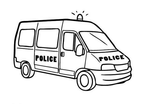 police car coloring pages  printable
