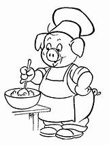 Varken Ausmalbilder Schwein Porco Fazendo Malvorlagen Colorare Mewarnai Bild Chefe Schweine Coloriage Cochon Babi Coloring4free Animasi Animaux Ausmalbild Bergerak Animierte sketch template