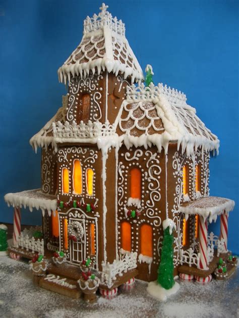 victorian gingerbread mansion cakecentralcom