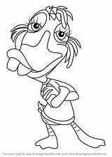 Chicken Little Abby Duck Draw Drawing Step Drawingtutorials101 Cartoon Previous Next sketch template