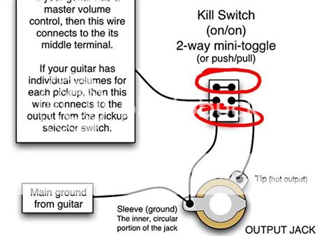 killswitch wiring diagram guitar  wiring diagram sample