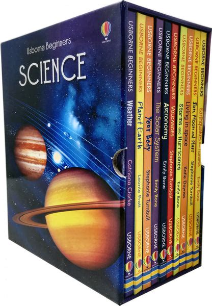 usborne beginners science box set  book set bilingual bookshop