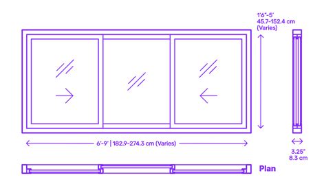 sliding windows dimensions drawings dimensionscom