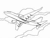 Airplane Coloring Pages Kids Printable sketch template
