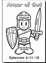 Breastplate Righteousness Coloring Pages Template Kids sketch template