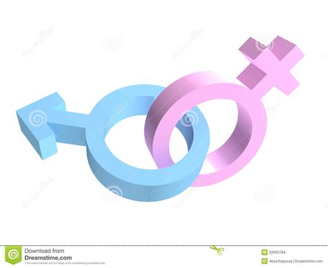 Two Crossed Gender Sex Signs Stock Illustration Illustration Of Arrow