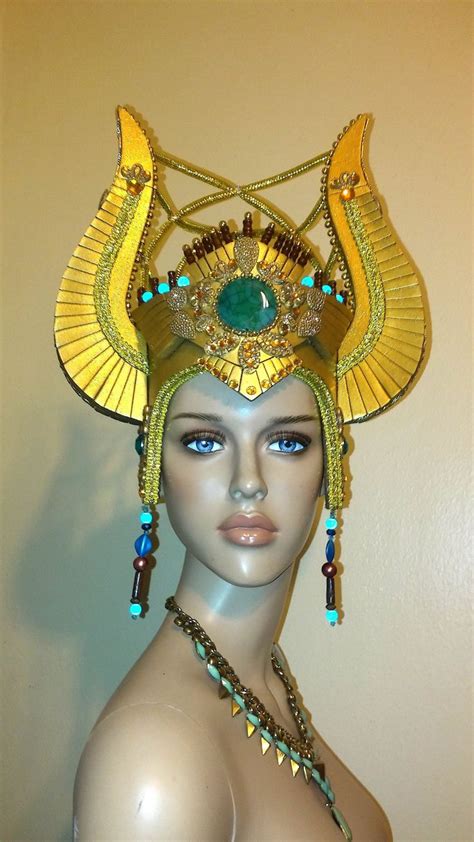 Egyptian Headdress Inspiration Ready To Ship Burning Man Halloween