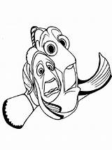 Nemo Shark Kleurplaten sketch template