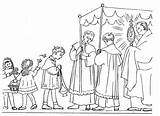 Catholic Procession Eucharist Kolorowanki Coloriage Procesja Adoration Eucharistic Ciało Boże Colorier Dessin Dieu Crafts Fête Catholique Eucharistie 2d Religijne Prière sketch template