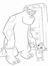 Coloring Pages Inc Monster Boo Sulley Disney Online Monsters Kidsdrawing Monstres Coloriage Cie Visit Kids Et Enfants Pour sketch template