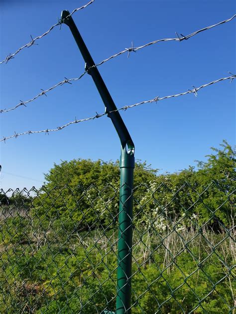 galvanized green fence post barbed wire lewandowski fence builder limited