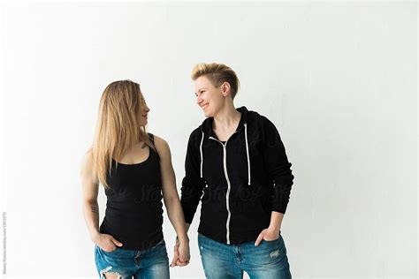 Lesbian Couple By Stocksy Contributor Alexey Kuzma Stocksy
