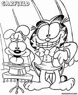 Garfield Coloring Pages Colorings sketch template