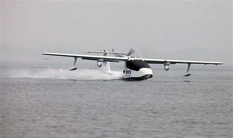 chinese amphibious drone ready  military commercial operations