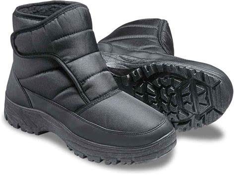 cushion walk mens snow boots wide fit amazoncouk shoes bags