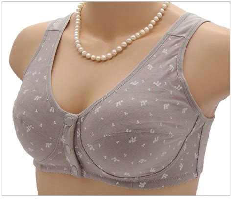 Comfortable Middle And Old Aged Mother Bra Woman Without Steel Ring