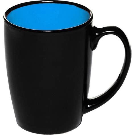 Promo Ceramic Java Two Tone Coffee Mugs 12 Oz Coffee Mugs