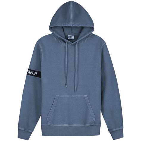 daily paper washed captain hoodie ocean blue capsul