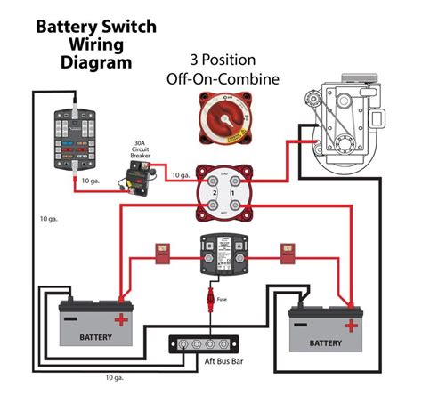 understanding boat marine dual battery switch wiring diagram wiring diagram