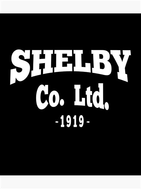 shelby company limited canvas print  paulface redbubble