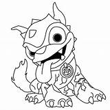 Skylanders Pages Coloring Hot Head Getcolorings Thumpback sketch template