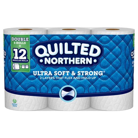 quilted northern toilet paper  roll  sheet  sqft vshe