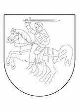 Coloring Coat Arms Pages Wappen Guatemala Ritter Ausmalbilder Ausmalen Mittelalter Zum Basteln Medieval Mit Malvorlagen Ritterburg Open Edupics sketch template