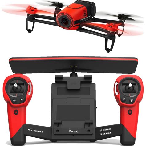 drone bebop rouge skycontroller pack extended range de parrot