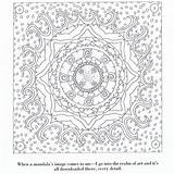 Mandala Yourself Color Calm Coloring Pages Printable Favecrafts sketch template