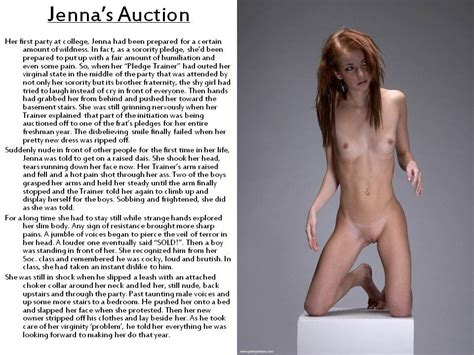 Jennas Auction  In Gallery Forced Sex Captions 2