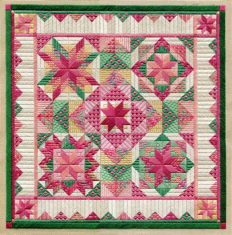 handed stitcher colorful  quilt design