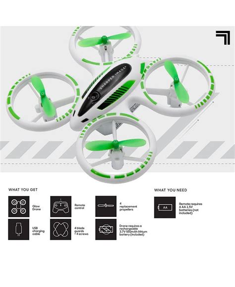 sharper image glow stunt  drone macys