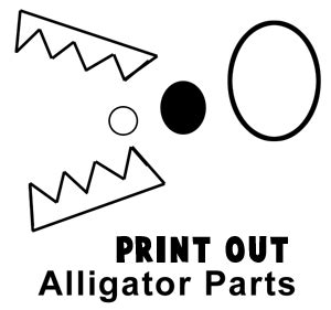 print  alligator parts lettering letter  crafts alligator crafts